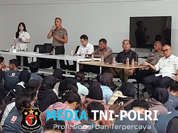 Empat Pilar Fungsi Kepolisian Bersinergi, Polsek Bosar Maligas Edukasi Karyawan PT. Basic Sadar Hukum dan Bahaya Narkoba