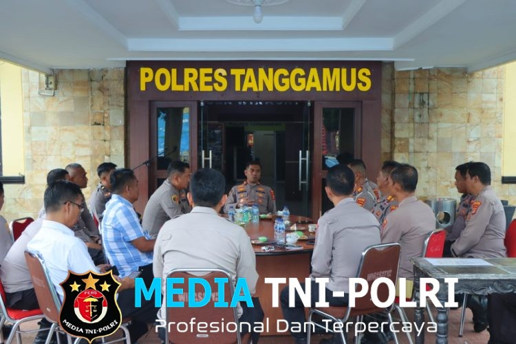 Kapolres Tanggamus Tekankan Pendataan Logistik dan Kesiapsiagaan Personel Hadapi Bencana