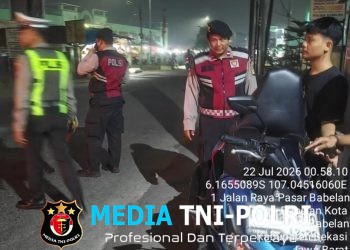 Jaga Jakarta Jaga Bekasi, Polsek Babelan Gelar OKJ Antisipasi Kejahatan Jalanan