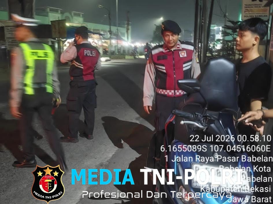 Jaga Jakarta Jaga Bekasi, Polsek Babelan Gelar OKJ Antisipasi Kejahatan Jalanan