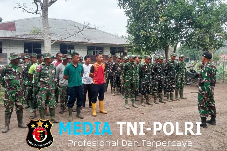 Komandan SSK Satgas TMMD Ke-129 Kodim 1707/Merauke Tekankan Disiplin dan Semangat Kerja