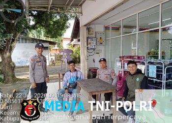 Ciptakan Kamtibmas Yang Aman Samapta Polsek Menyuke Laksanakan Patroli Siang