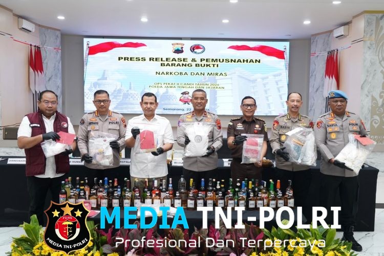 Ops Pekat II Candi 2026 Berhasil, Dit Resnarkoba Polda Jateng Ungkap 198 Kasus Narkoba dan 2.112 Kasus Miras, Selamatkan 66 Ribu Jiwa