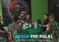 Satgas Pamtas RI-Malaysia Yonarmed 19/Bogani Terima Kunjungan Kabid P2 Kanwil Bea Cukai Kalbar di Pos Gabma Kotis