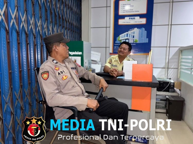 Antisipasi Kejahatan Malam Hari, Polisi Sambangi Objek Vital Pegadaian