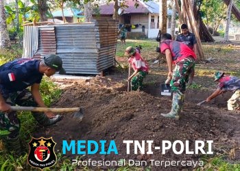 Satgas TMMD Kodim 1707/Merauke Wujudkan Hidup Lebih Bersih dan Sehat Melalui Pembangunan MCK
