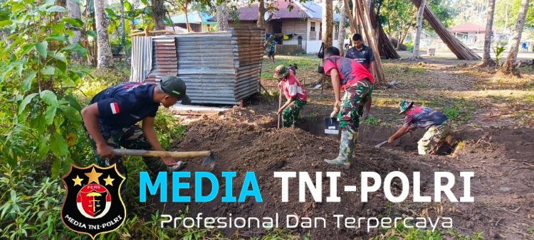 Satgas TMMD Kodim 1707/Merauke Wujudkan Hidup Lebih Bersih dan Sehat Melalui Pembangunan MCK