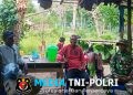 Di Balik Pembangunan TMMD Terjalin Keakraban TNI dan Warga Kampung Wanam