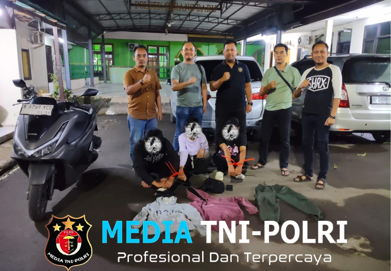 Pencurian Tas Berisi Rp35 Juta Terungkap, Polsek Serang Baru Amankan Tiga Orang Terduga Pelaku