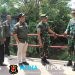 Dandim 0402/OKI Tinjau Pembangunan MCK, Sumur Bor dan Jembatan Penghubung di Desa Tebedak