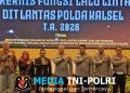 Internalisasi Polantas KARIB, Rakernis Polda Kalsel 2026 Hadirkan Motivator Nasional