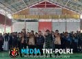Satgas Pamtas RI-Malaysia Yonarmed 19/Bogani Tanamkan Wawasan Kebangsaan kepada Siswa SMA Negeri 1 Entikong
