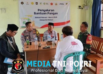 Jaga Jakarta Jaga Bekasi, Bhabinkamtibmas Kedungwaringin Perkuat Koordinasi Jelang Pilkades Karangharum
