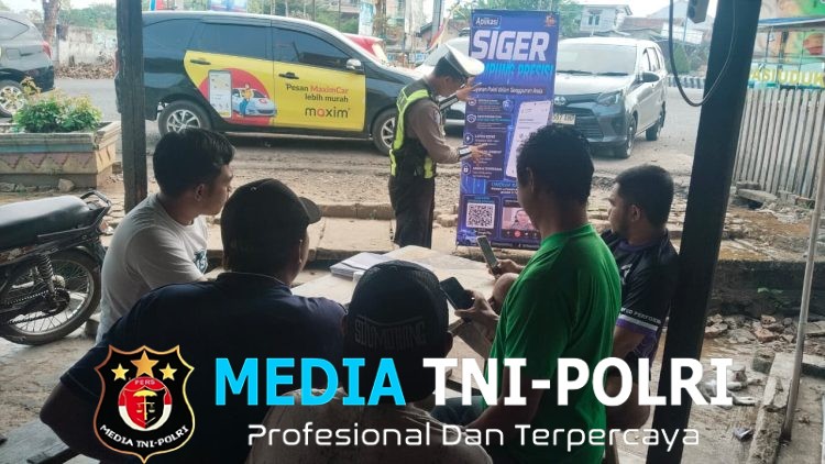 Satlantas Polres Lampung Utara Sosialisasikan Aplikasi APP SIGER PRESISI untuk Permudah Layanan Masyarakat