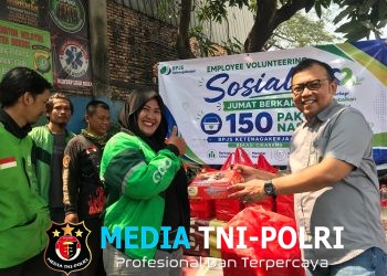 Peduli Driver Ojol, BPJS Ketenagakerjaan Cikarang Rutin Gelar Jumat Berkah