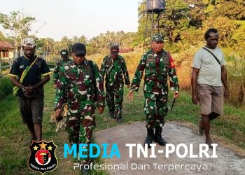 Pantau Langsung Progres Letkol INF Bayu Prabowo Tegaskan Pembangunan Untuk Kesejahteraan Warga Wanam
