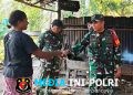 Kunjungan Dansatgas TMMD ke-128 Disambut Haru Warga Wanam