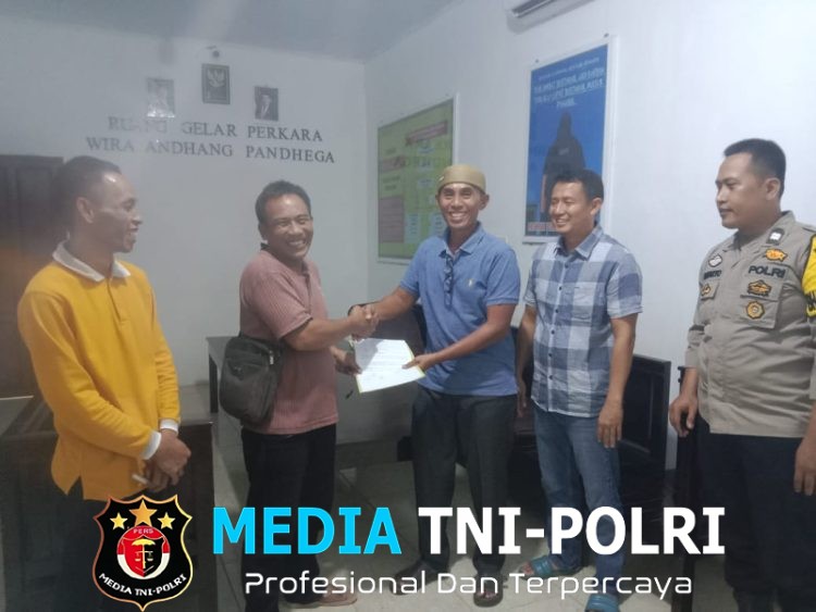 Konflik Jual Beli Telur di Hulu Sungkai Berakhir Damai, Polisi Lakukan Mediasi