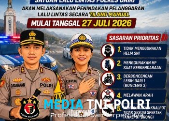 Senin, Polres Dairi Mulai Penindakan Terhadap Pelanggaran Lalulintas