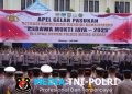 Jaga Jakarta Jaga Bekasi, Polres Metro Bekasi Gelar Pasukan Operasi Wibawa Mukti Jaya 2026