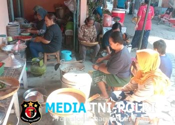 Aksi Nyata Semangat Memasak Para Ibu-ibu, Warnai TMMD Sengkuyung Tahap III TA 2026 Kodim 0735 Surakarta