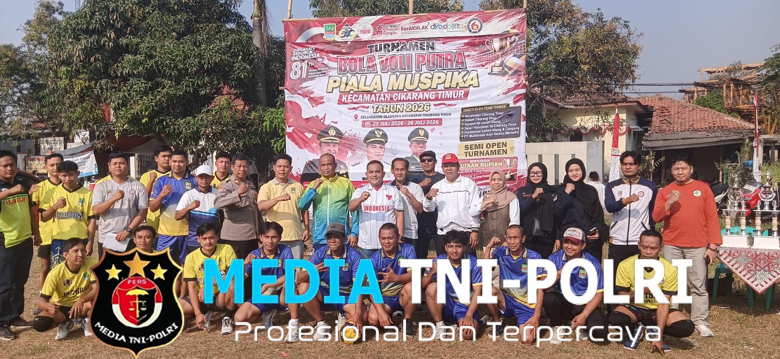 Jaga Jakarta Jaga Bekasi, Turnamen Bola Voli Piala Muspika Cikarang Timur Sambut HUT Ke-81 RI