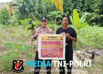 Polsek Menjalin Intensifkan Patroli dan Sosialisasi Pencegahan Karhutla kepada Warga