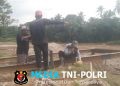 Pembangunan Jembatan Gantung Teluk Tigo Mulai Tunjukkan Progres, Wujud Sinergi TNI AD dan Pemerintah Daerah
