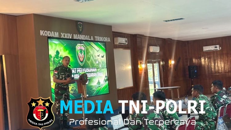 Kodam XXIV/Mandala Trikora Mulai Susun RKA TA 2027 Guna Mendukung Tugas Pokok TNI AD