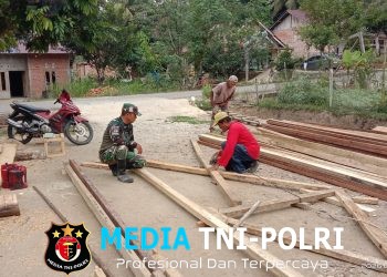 Program Karya Bakti TNI AD Terus Berjalan, RTLH Milik Pak Sianto Mulai Tunjukkan Perkembangan Signifikan