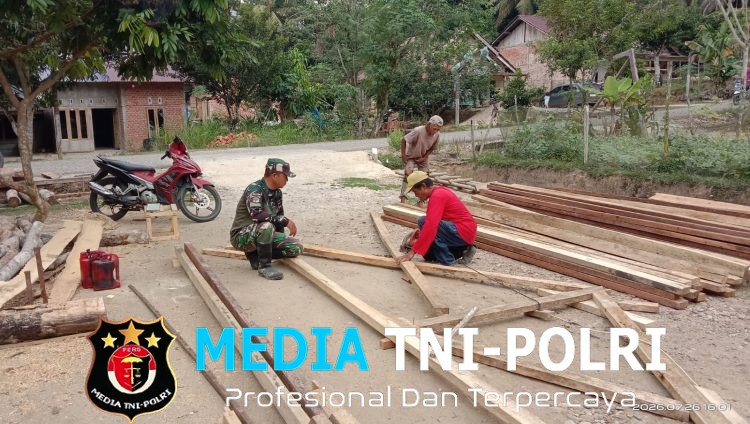 Program Karya Bakti TNI AD Terus Berjalan, RTLH Milik Pak Sianto Mulai Tunjukkan Perkembangan Signifikan