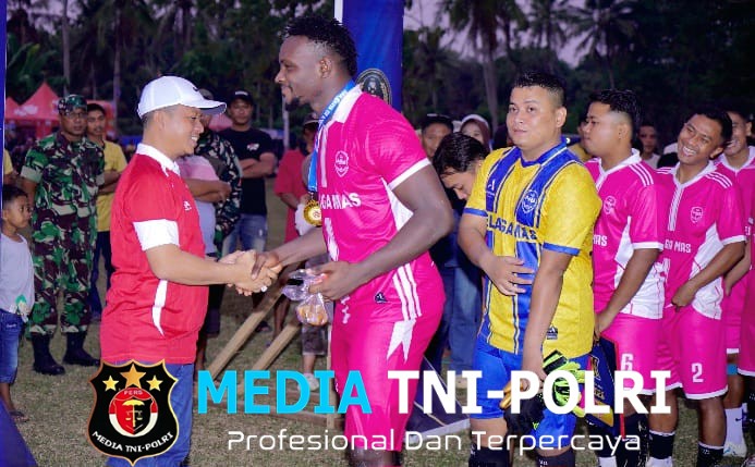 Bupati Pringsewu Riyanto Pamungkas Resmi Tutup Turnamen Sepakbola Bina Karya Cup 2026