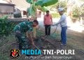 Babinsa Ngadri Bersama Warga Gelar Penghijauan, Tanam Pohon Durian dan Nangka