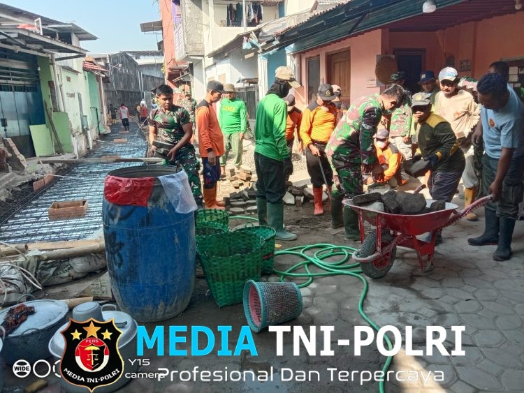 Dukung Aktivitas Ekonomi Warga, Pengecoran Sasaran Perbaikan Saluran Air TMMD Sengkuyung Tahap III TA. 2026 Terus Dikebut