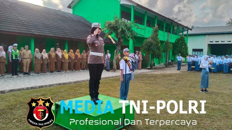 Police Goes to School, Satlantas Polres Lampung Utara Edukasi Pelajar SMAN 3 Kotabumi tentang Keselamatan Berlalu Lintas