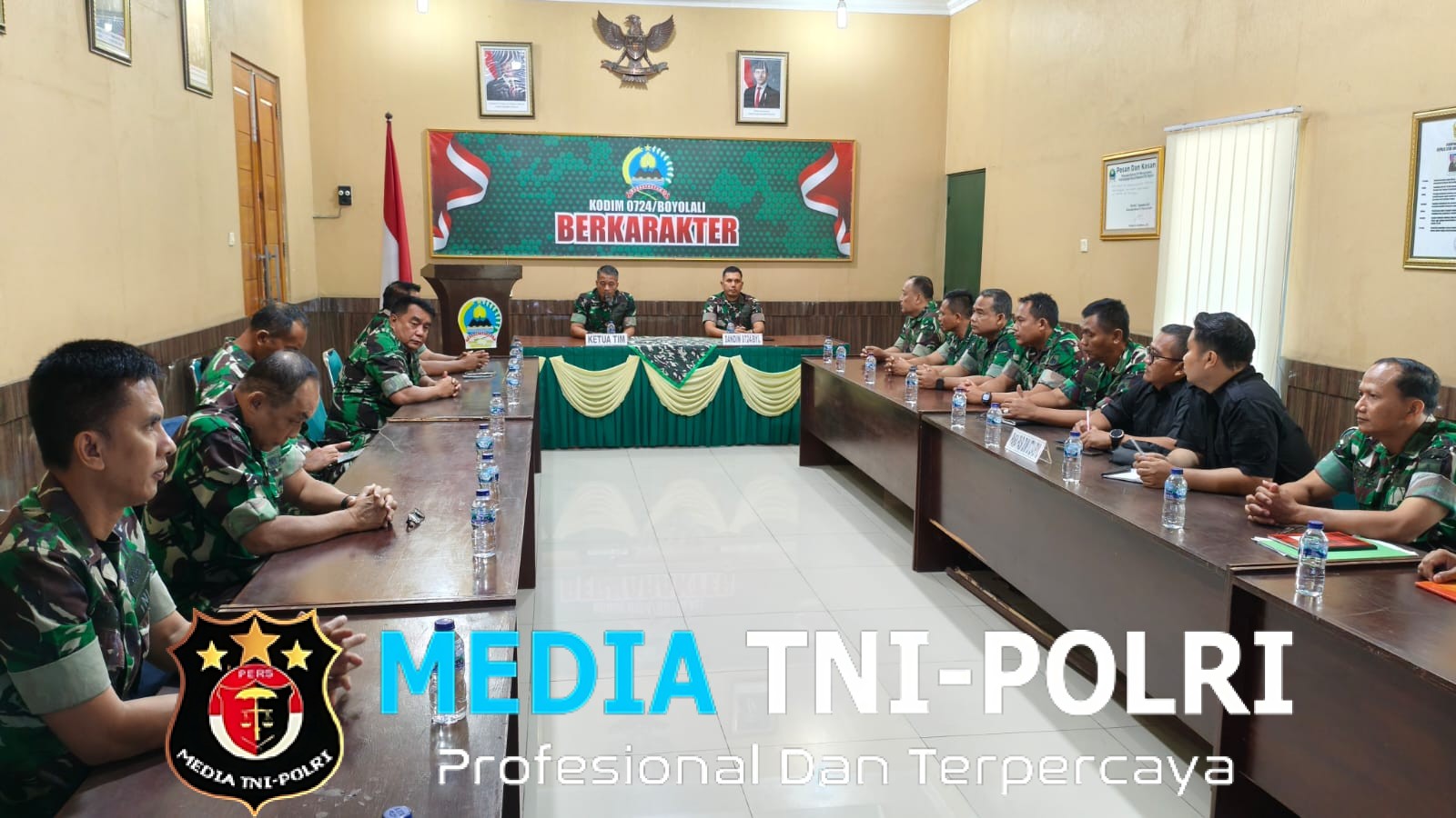 Perkuat Tertib Administrasi dan Tata Kelola Satuan, Tim Wasrik Itdam IV/Diponegoro Periksa Kodim 0724/Boyolali