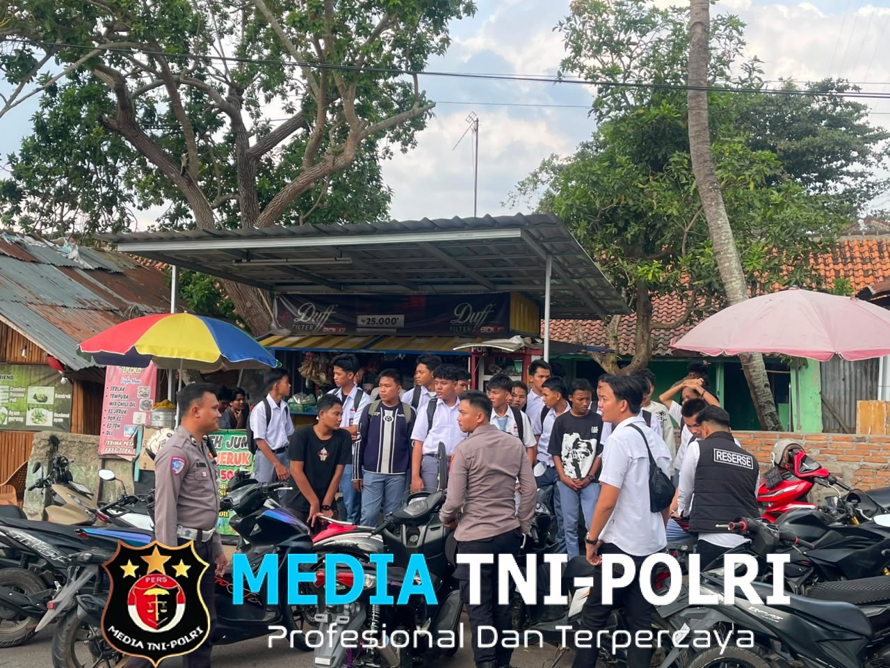 Polres Lampung Utara Gagalkan Dugaan Tawuran Pelajar, Puluhan Siswa Diberikan Pembinaan