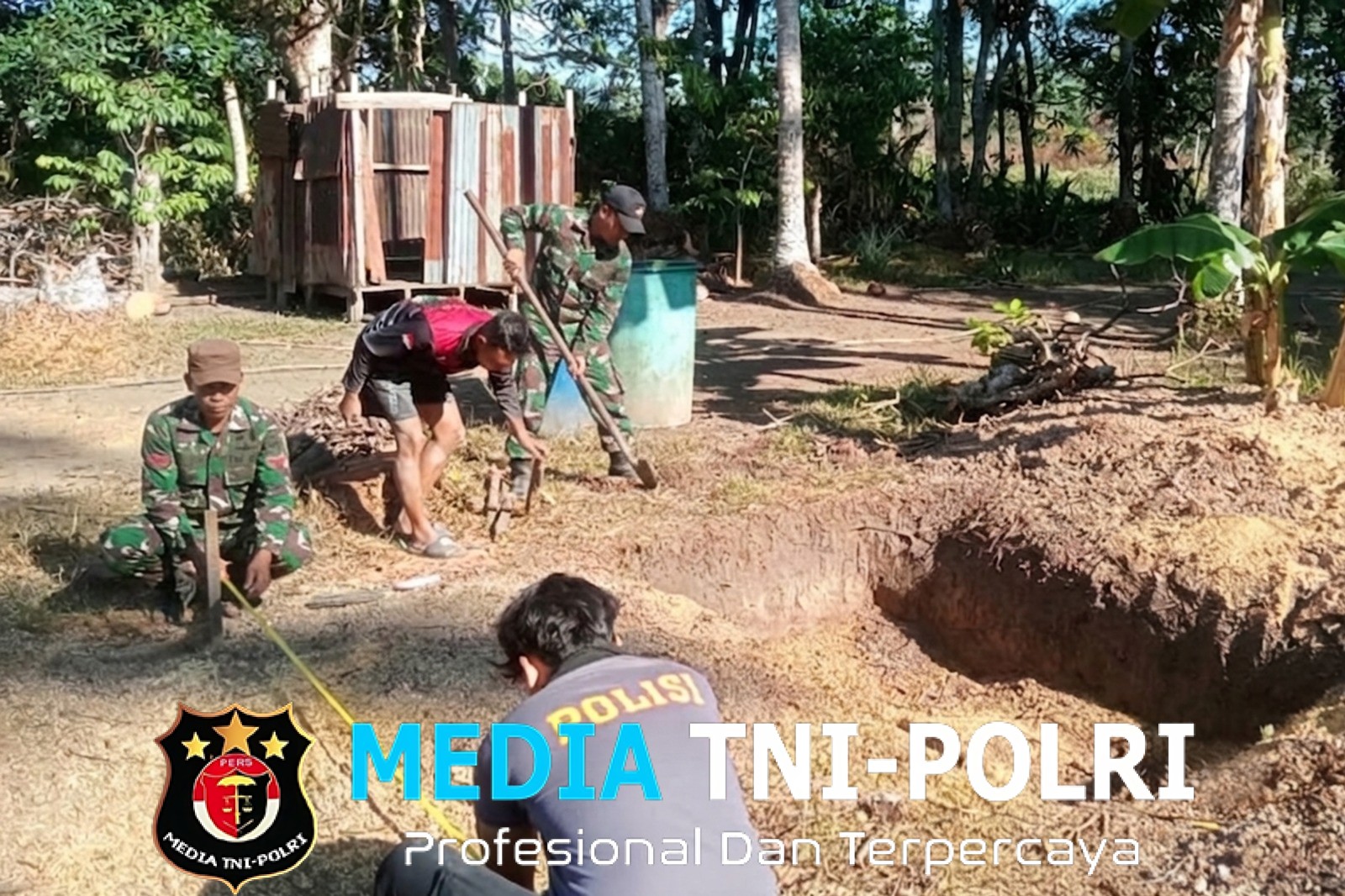 TMMD Ke-129 Terus Bergerak, Pembangunan MCK Langkah Nyata Tingkatan Kualitas Warga