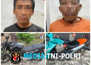 Sat Reskrim Polres Tulang Bawang Barat Kembali Amankan Dua Pelaku Curat di Kecamatan Tulang Bawang Tengah