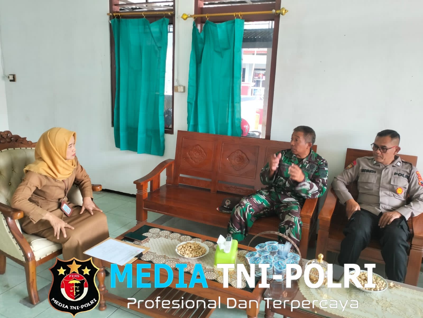 Anjangsana Koramil 21/Bulukerto Perkuat Sinergi TNI–Polri dan Pemerintah Kecamatan, Camat “Kolaborasi Adalah Kunci Kemajuan Daerah”
