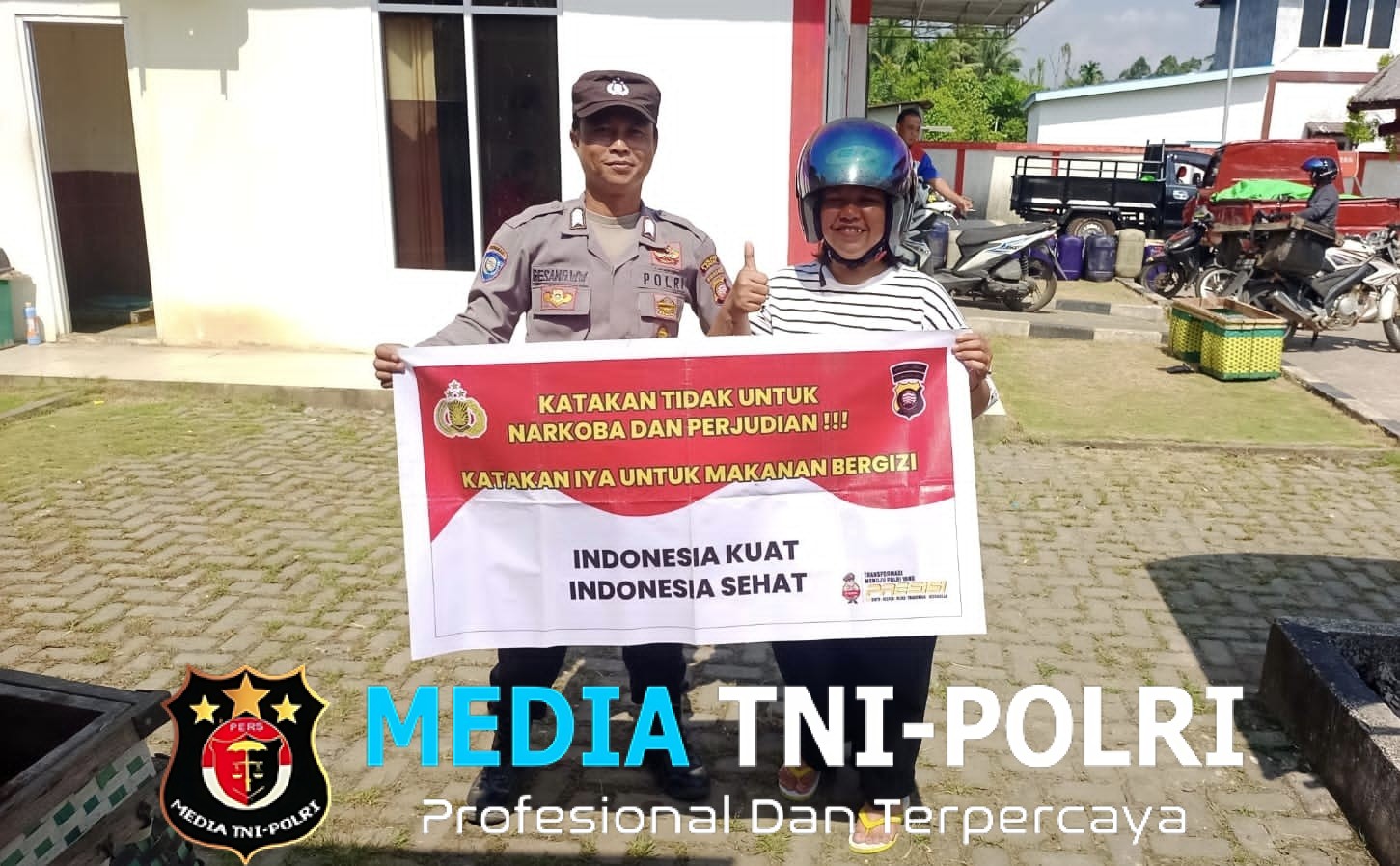 Patroli dan Sosialisasi Anti Narkoba serta Judi Online, Polsek Menjalin Ajak Warga Desa Sepahat Wujudkan Lingkungan Aman