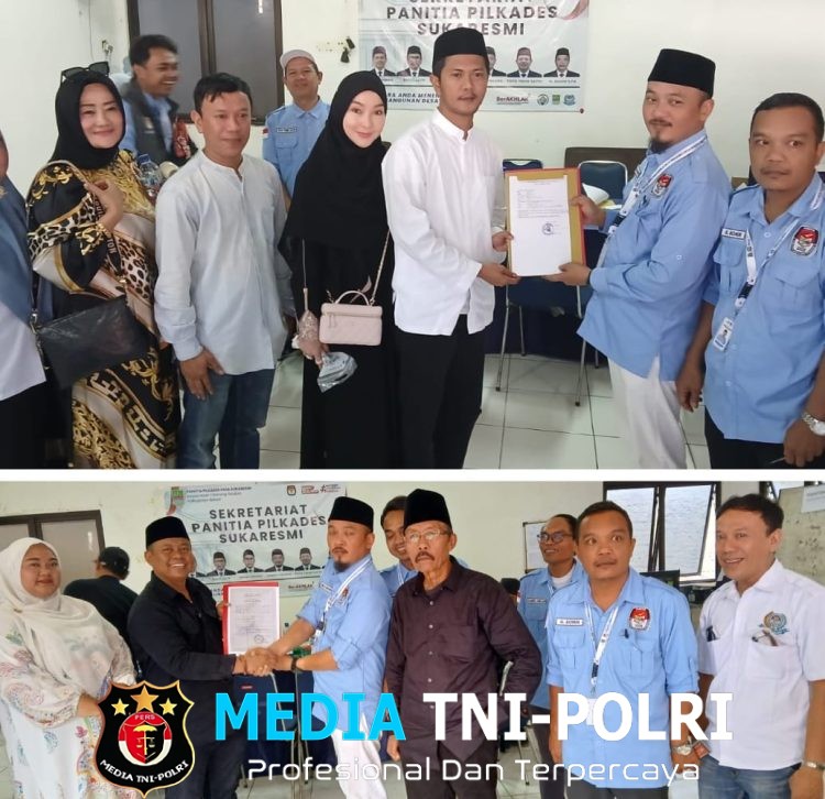 Tiga Calon Kepala Desa Sukaresmi Resmi Mendaftarkan Diri