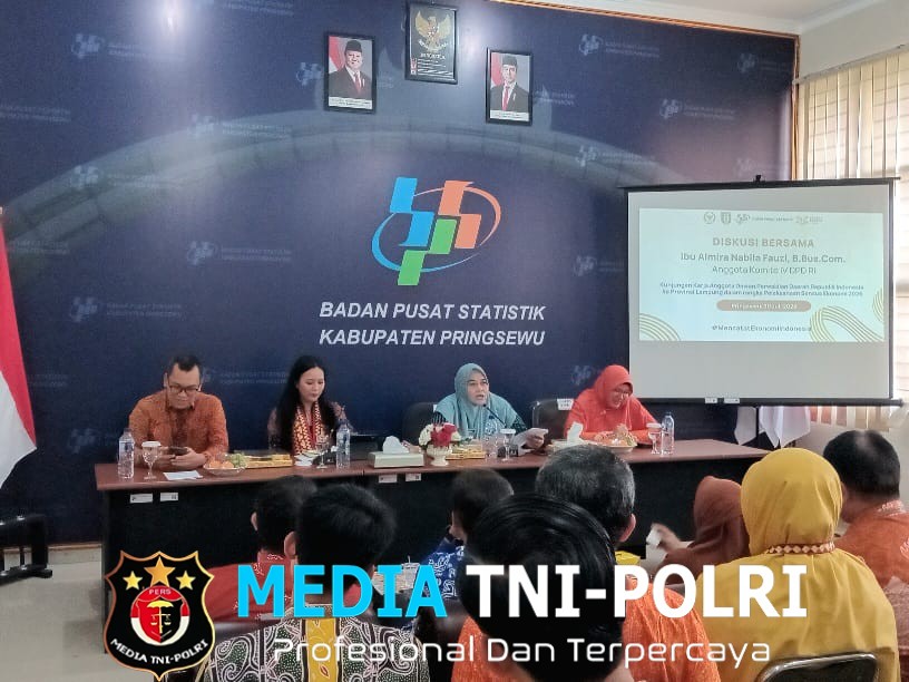Pemkab Pringsewu, Anggota DPD RI & BPS Diskusi Bersama Terkait Sensus Ekonomi 2026