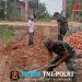 Babinsa Koramil 420-08/Tabir Gotong Royong di Desa Sungai Limau