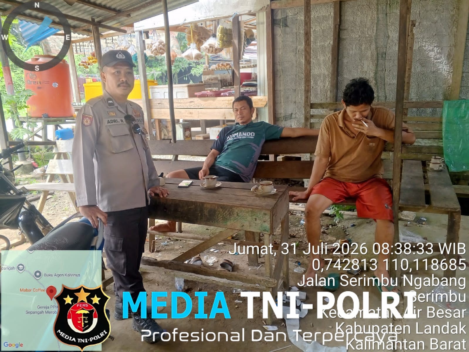 Sambangi Warga Saat Patroli, Polisi Ingatkan Bahaya Kejahatan dan Dampak El Nino