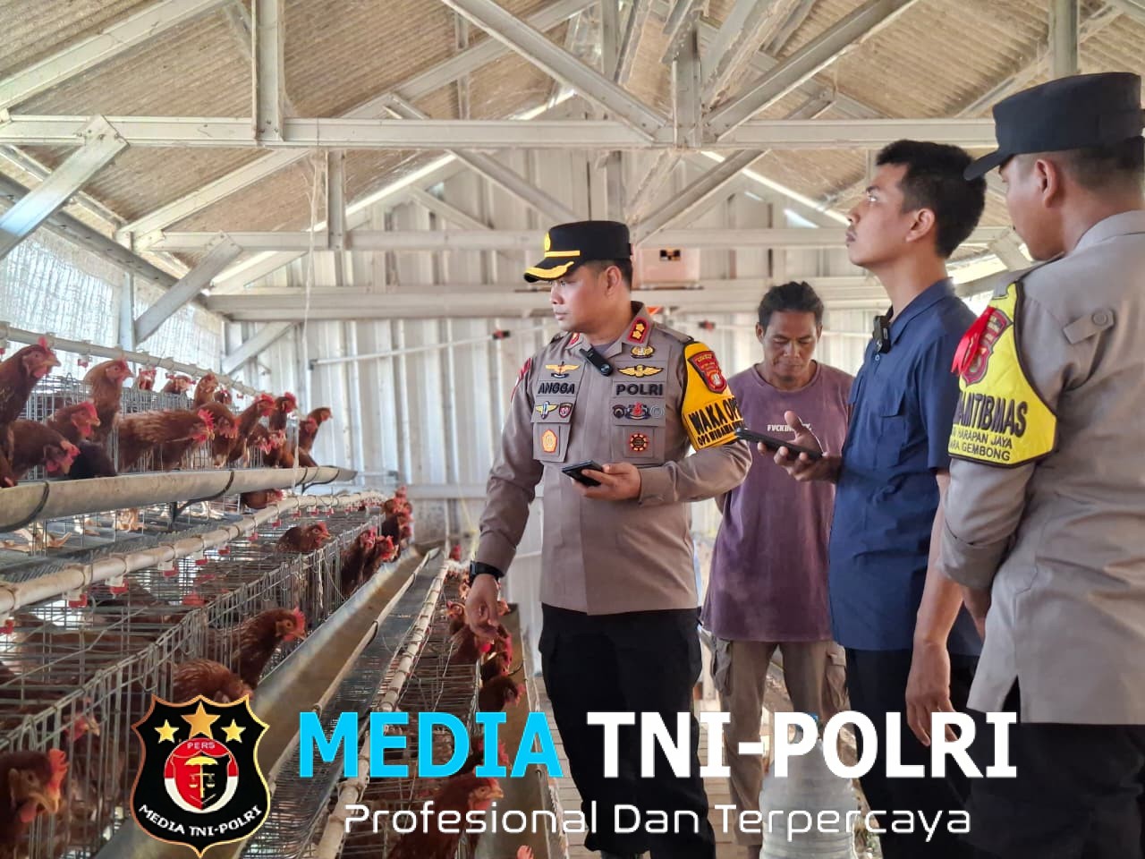 Wakapolres Metro Bekasi Tinjau Kandang Ayam dan Tambak Ikan Rantai Pasok SPPG di Muara Gembong