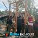 Wujudkan Sanitasi yang Layak, Personel Satgas ke-129 Bangun MCK dan Sumur di Wanam