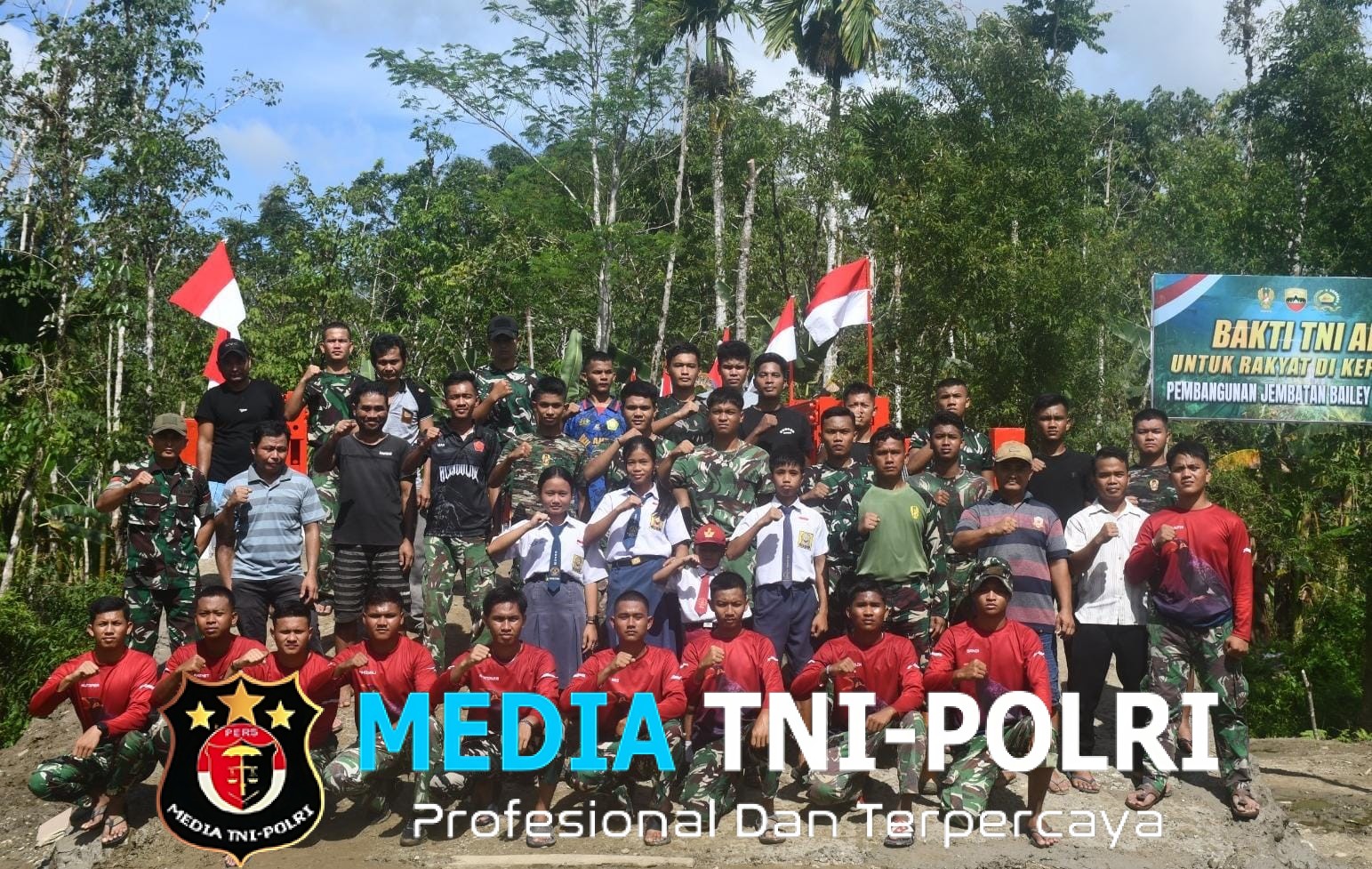 Kodim 0213/Nias Rampungkan Jembatan Modular 24 Meter di Nias Utara, Perkuat Akses Masyarakat