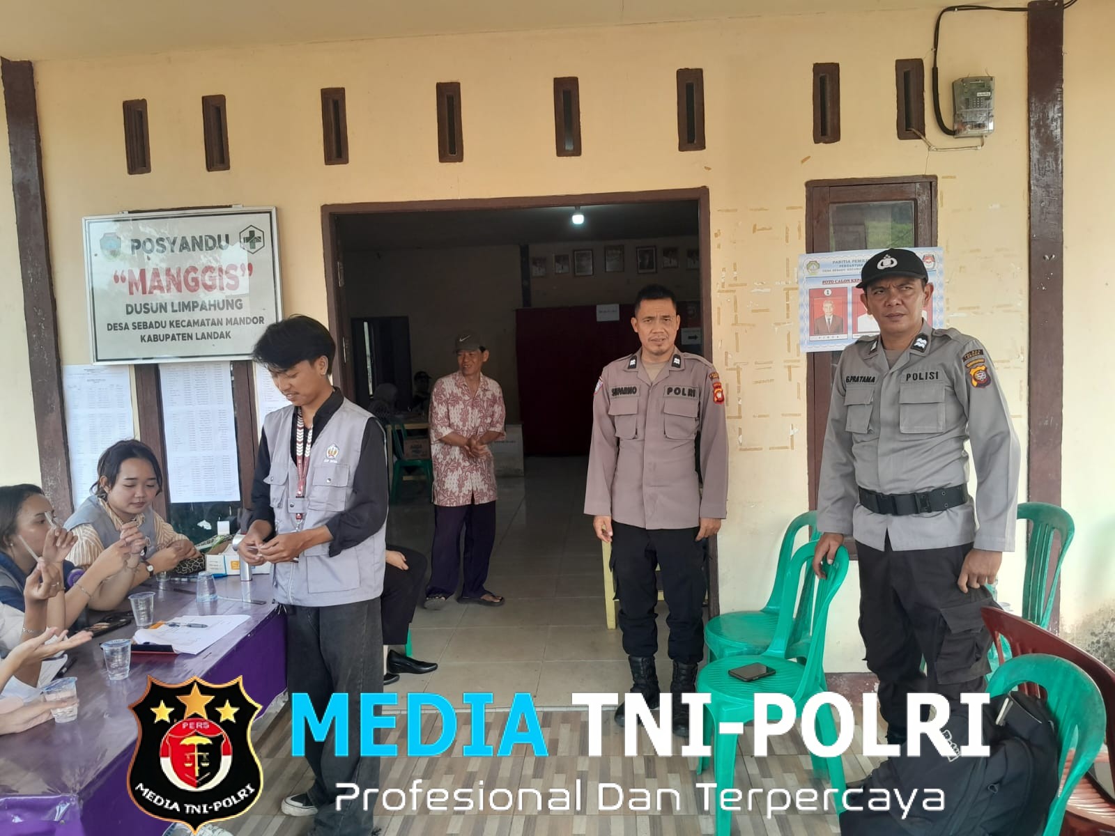 Kapolsek Mandor Pimpin Pengamanan, Pilkades PAW Desa Sebadu Berlangsung Aman hingga Penetapan Pemenang