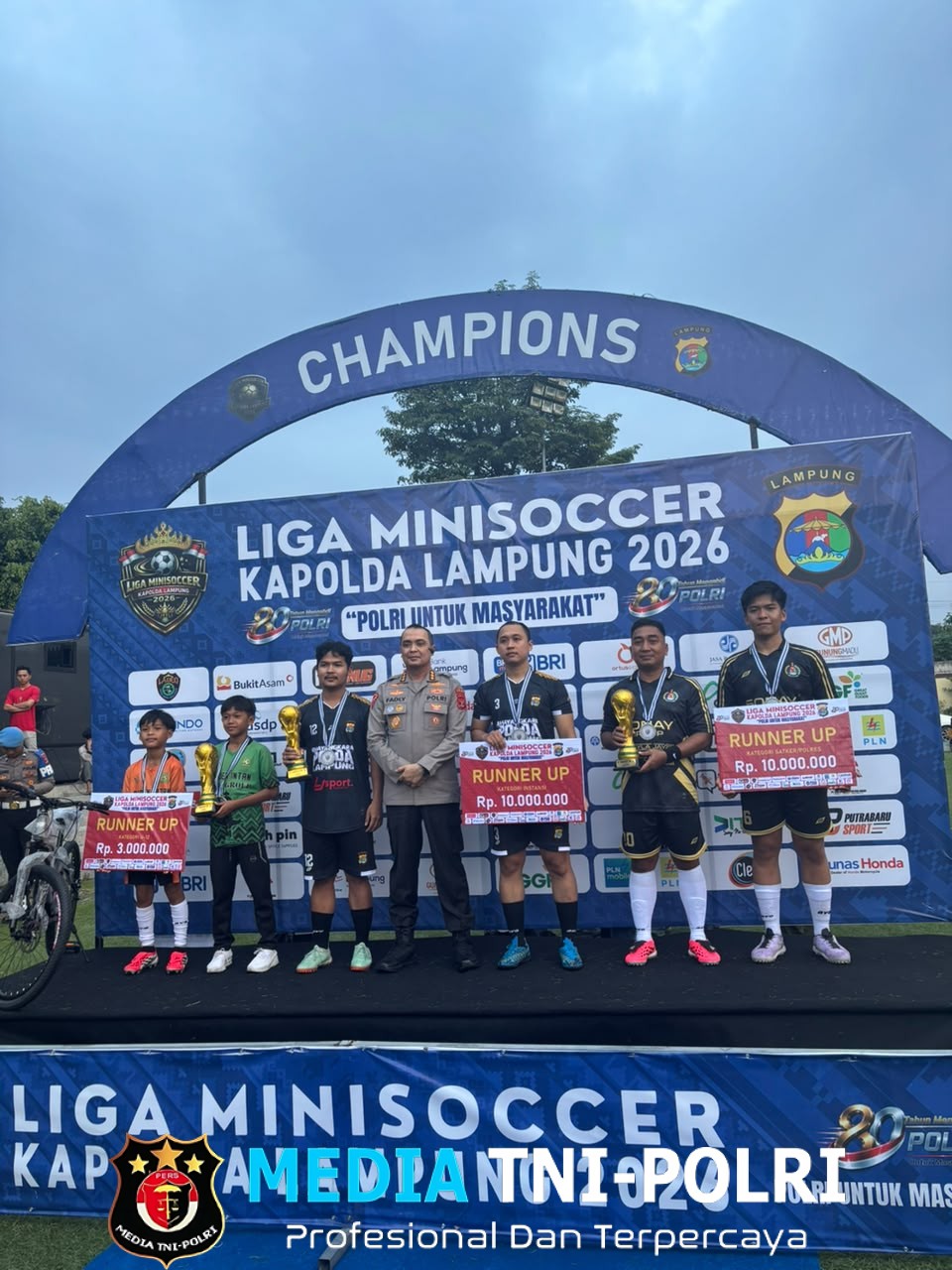 Gemilang di Lapangan Hijau, Polres Mesuji Sabet Juara II Mini Soccer Kapolda Lampung Cup 2026